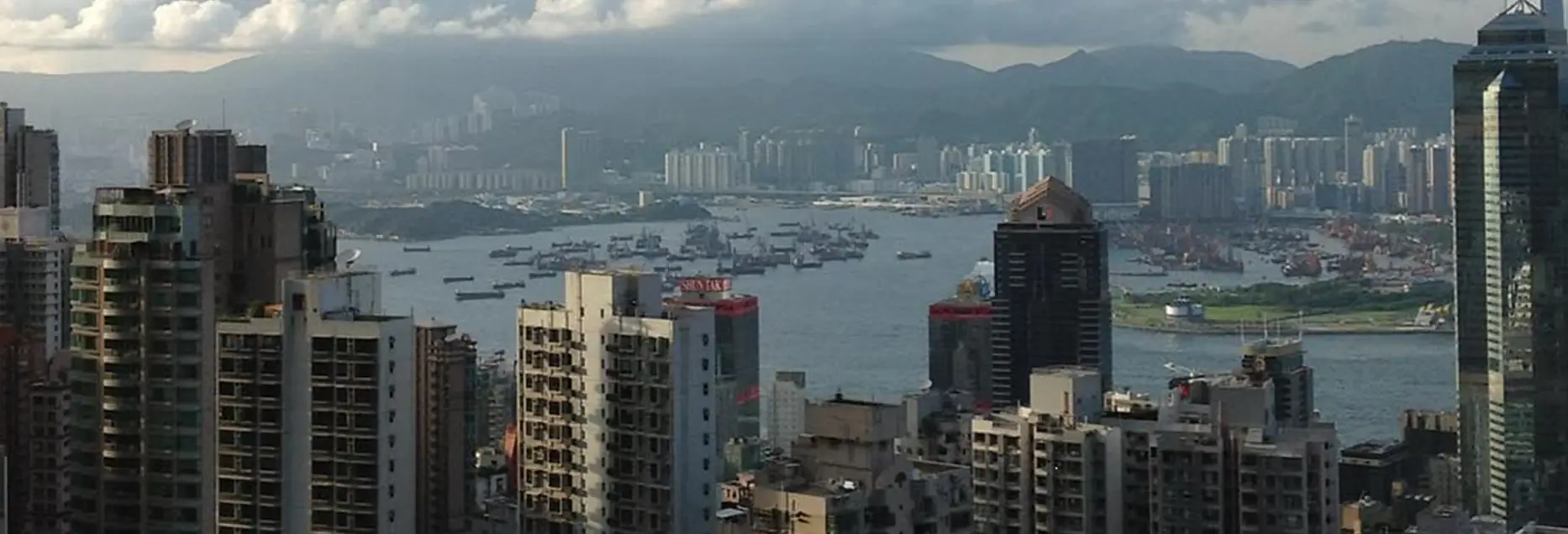 Hong Kong Skyscrapers and Victoria Harbour